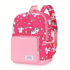 Student Unicorn Print School Backpack