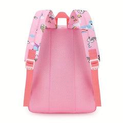 Student Unicorn Print School Backpack