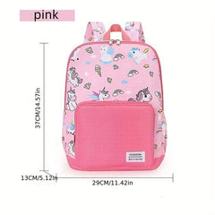 Student Unicorn Print School Backpack