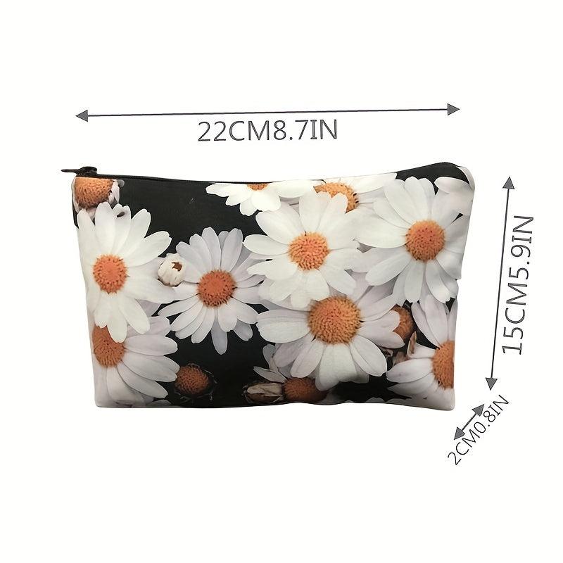Small Daisy Cosmetic Bag for Ladies