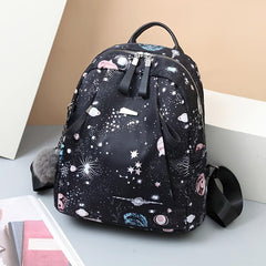 Casual Small Backpack Oxford Cloth Travel Out Shopping Backpack Female Gift Bag