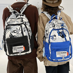 Graffiti Printed Schoolbag for College Students
