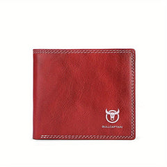 RFID Blocking Leather Wallet Men Slim Bifold Front Pocket Wallets