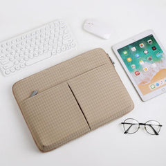 Tablet Storage Bag Laptop Protective Cover Houndstooth Plaid Pur