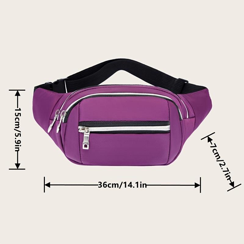 Women's Chest Bag Travel Waist Bag Bum Bag for Hiking Shopping