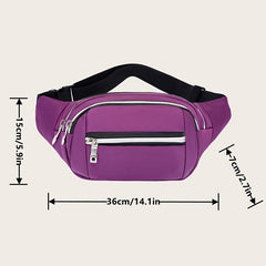Women's Chest Bag Travel Waist Bag Bum Bag for Hiking Shopping