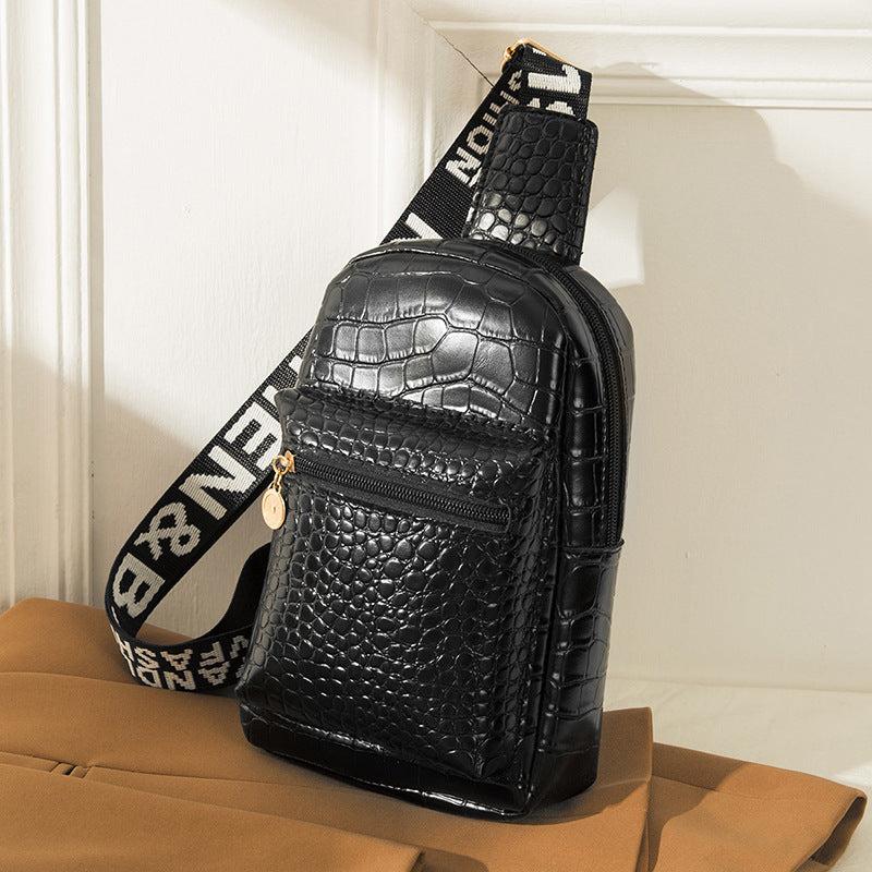 Geometric Pattern Sling Bag Women's Chest Bag