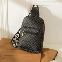 Geometric Pattern Sling Bag Women's Chest Bag
