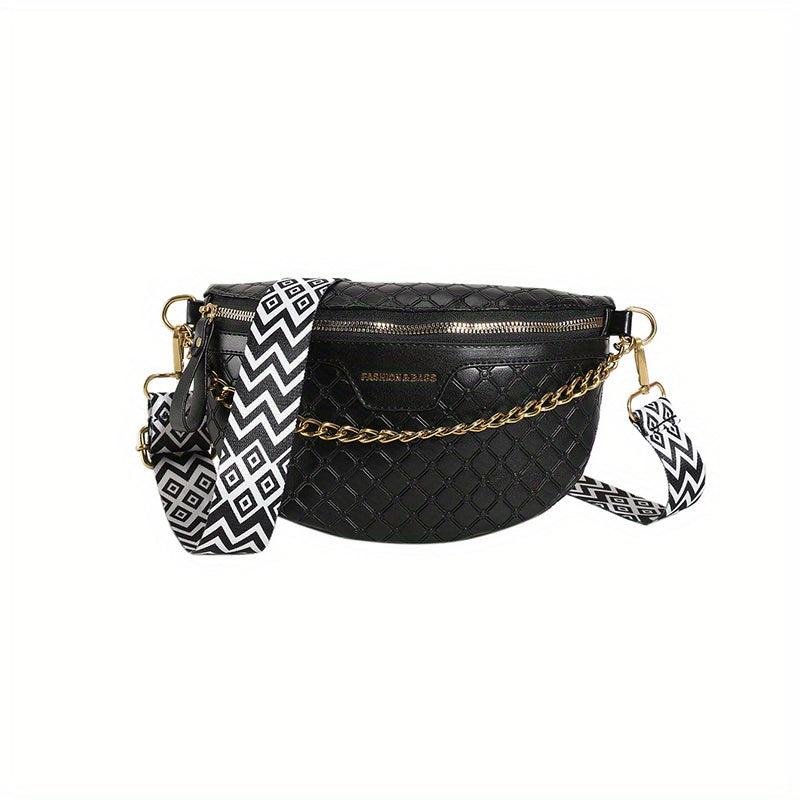 Vintage Crossbody Chest Bag Stylish Waist Purse