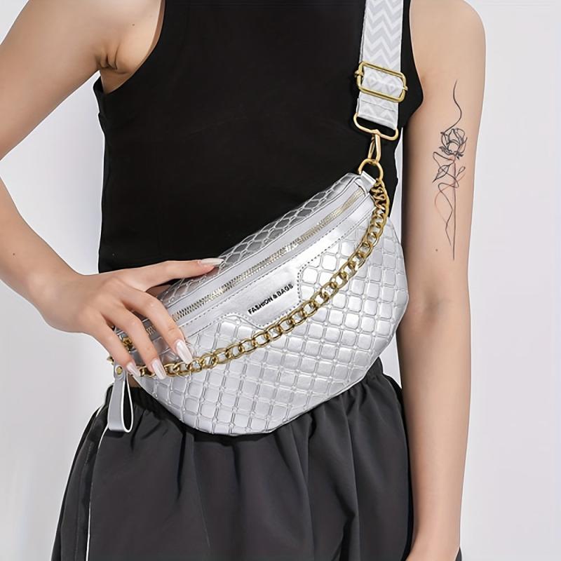 Vintage Crossbody Chest Bag Stylish Waist Purse