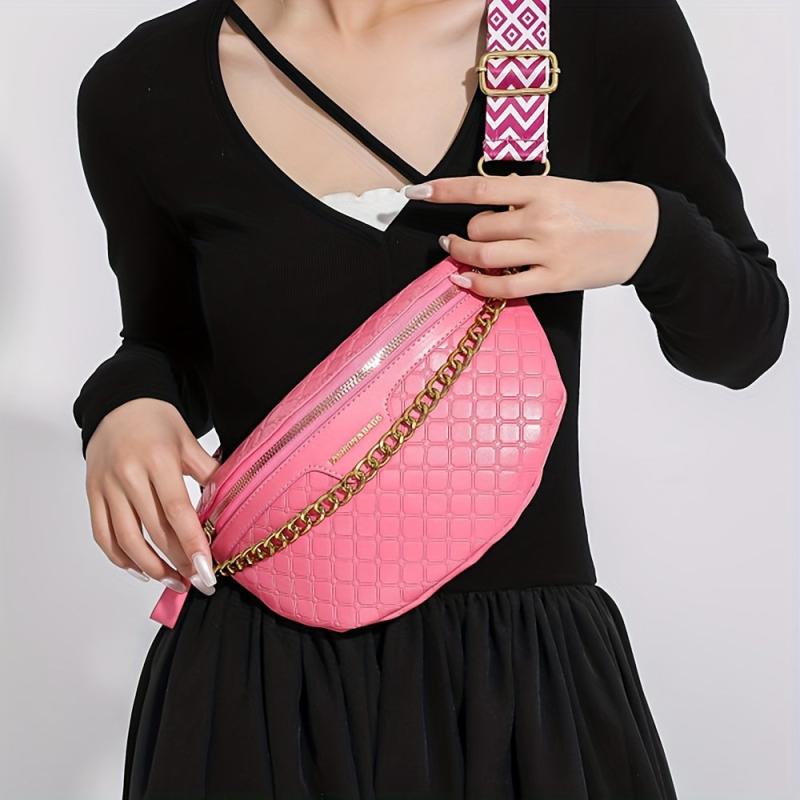 Vintage Crossbody Chest Bag Stylish Waist Purse