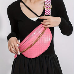 Vintage Crossbody Chest Bag Stylish Waist Purse