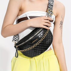 Vintage Crossbody Chest Bag Stylish Waist Purse