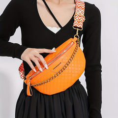 Vintage Crossbody Chest Bag Stylish Waist Purse