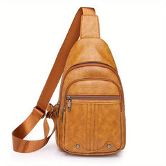 Women's Vintage Faux Leather Sling Bag