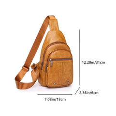 Women's Vintage Faux Leather Sling Bag