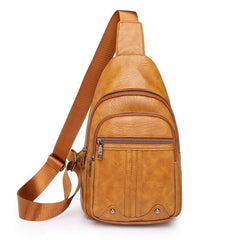Women's Vintage Faux Leather Sling Bag
