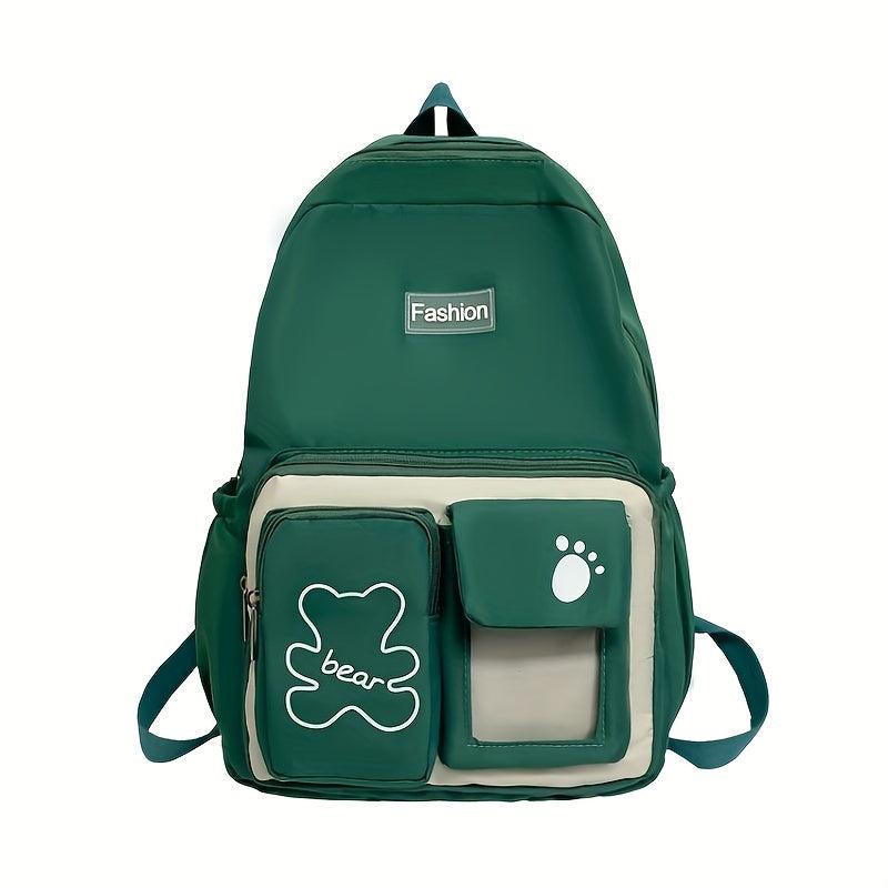 Casual Backpack School Bag Solid Travel Backpack