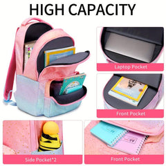 Girls Backpacks Middle Elementary Teenage Girls Laptop Backpack