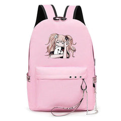 Cartoon Girl Pattern Laptop Backpack for Teenage Girls Women School Travel
