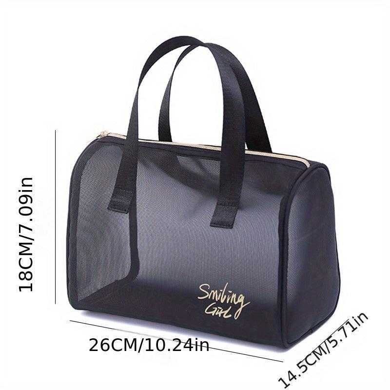Large Mesh Tote Bag Travel Storage Beach Cosmetic Bag