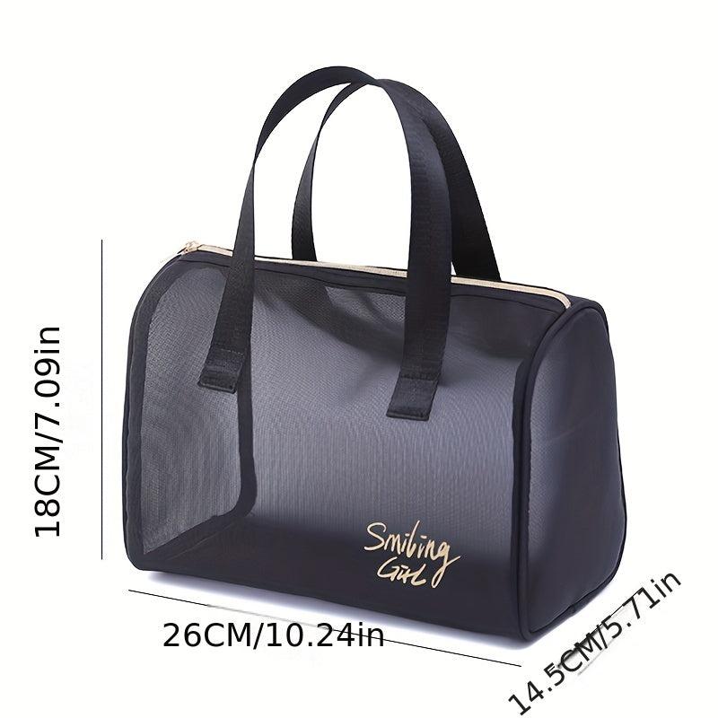 Large Mesh Tote Bag Travel Storage Beach Cosmetic Bag