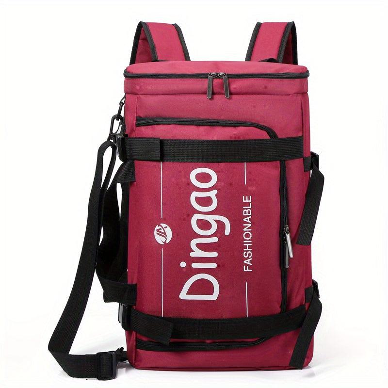 Capacity Travel High School Student Backpack Double Shoulder Bag Men's Ins Fire