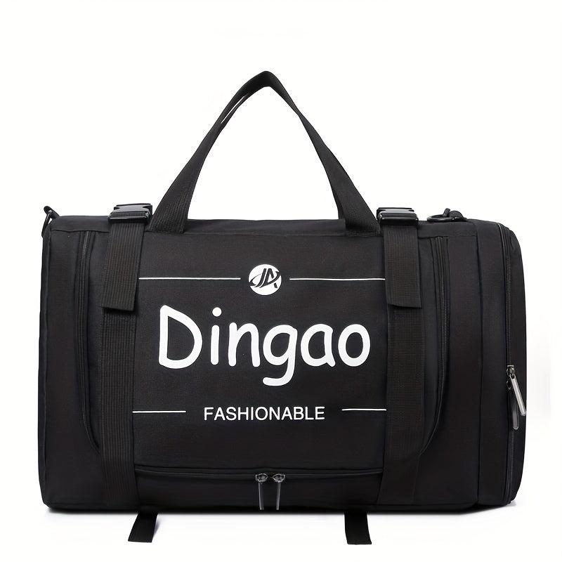 Capacity Travel High School Student Backpack Double Shoulder Bag Men's Ins Fire