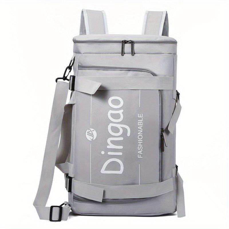 Capacity Travel High School Student Backpack Double Shoulder Bag Men's Ins Fire