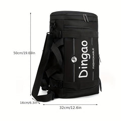 Capacity Travel High School Student Backpack Double Shoulder Bag Men's Ins Fire