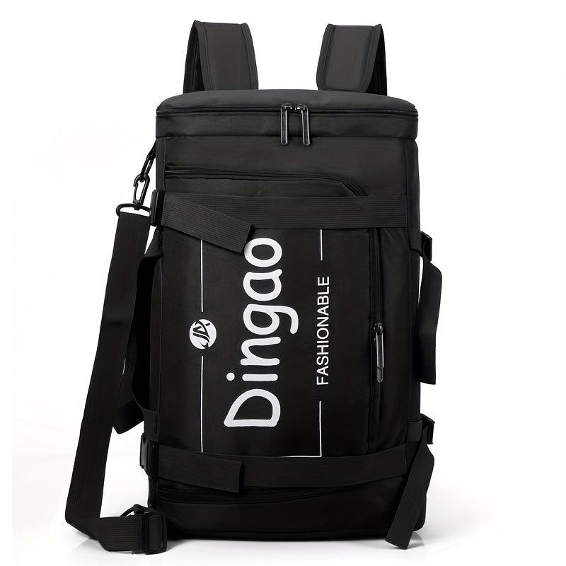 Capacity Travel High School Student Backpack Double Shoulder Bag Men's Ins Fire