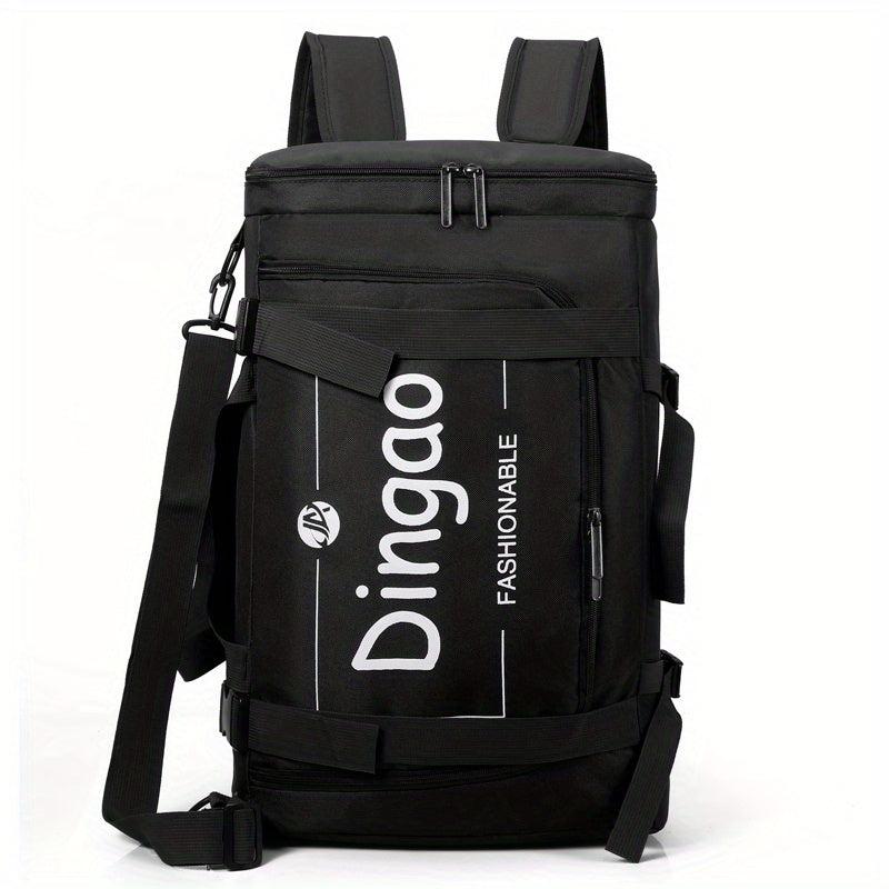 Capacity Travel High School Student Backpack Double Shoulder Bag Men's Ins Fire