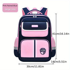 Kids Casual Backpack Large Capacity Breathable School Bag