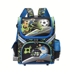 Kids Butterfly Kitten Soccer Schoolbag Backpack Adjustable Straps