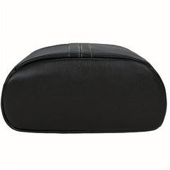Minimalist PU Leather Backpack for Travel