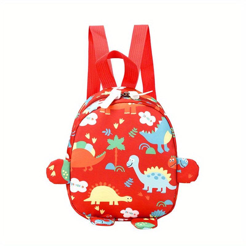 Lightweight Dinosaur Nylon Backpack with Applique Design