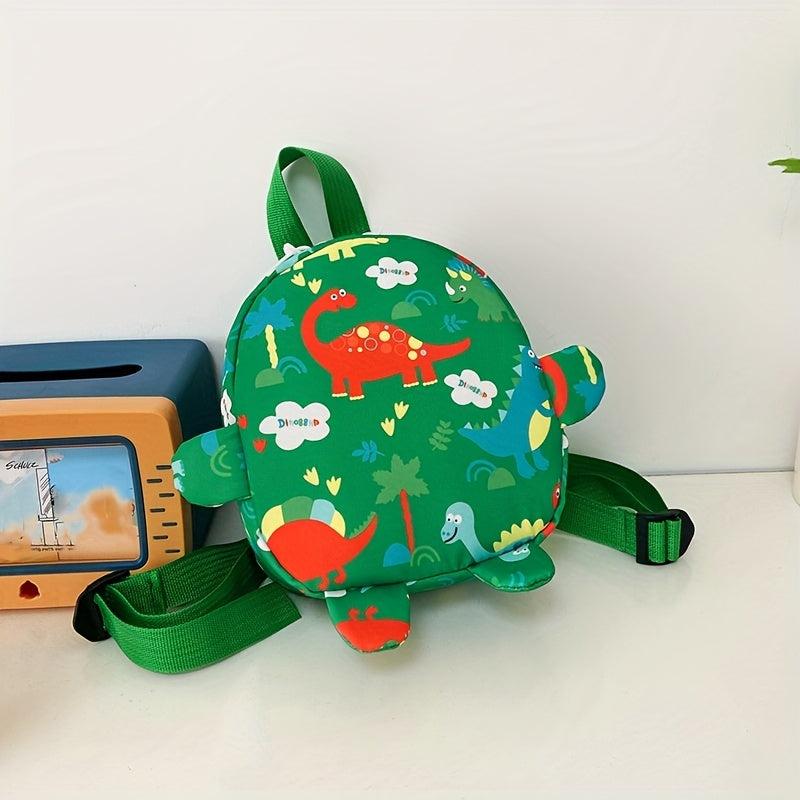 Lightweight Dinosaur Nylon Backpack with Applique Design