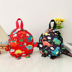 Lightweight Dinosaur Nylon Backpack with Applique Design