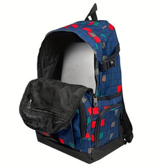 Casual Plaid Backpack School Bag Travel Bag