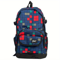 Casual Plaid Backpack School Bag Travel Bag