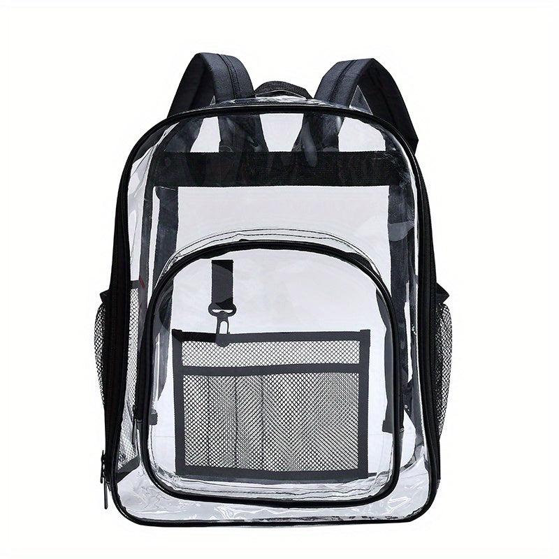 Casual PVC Transparent Backpack Waterproof Jelly Bag