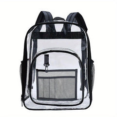 Casual PVC Transparent Backpack Waterproof Jelly Bag