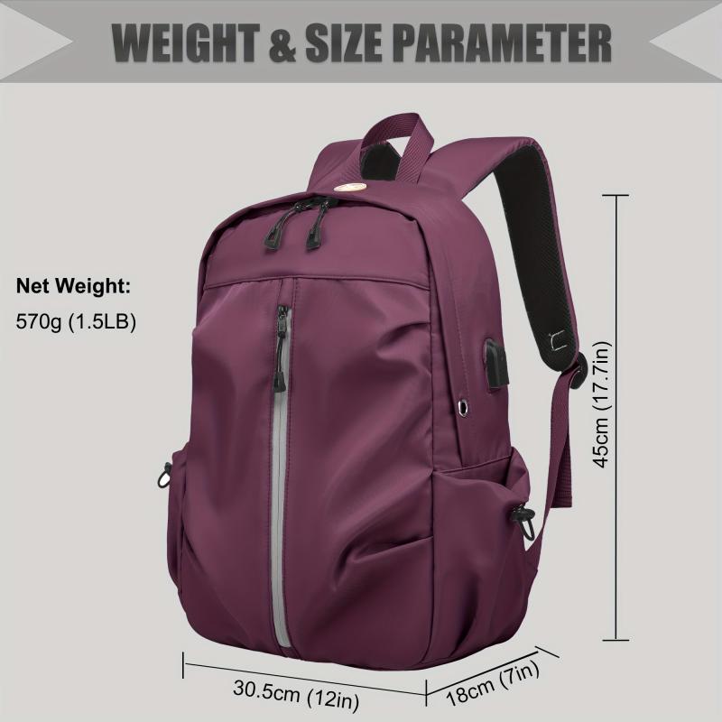 Travel School Backpack College Laptop Backpacks Outdoor Travel Bag with USB Port