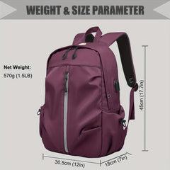 Travel School Backpack College Laptop Backpacks Outdoor Travel Bag with USB Port
