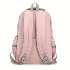 Print Backpack Preppy Campus Student Schoolbag Large Capacity Backpack