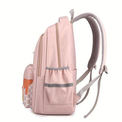 Print Backpack Preppy Campus Student Schoolbag Large Capacity Backpack