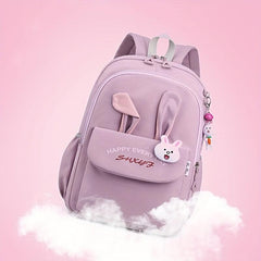 Rabbit Ears Shape Primary School Backpack - Sweet Student Backpack