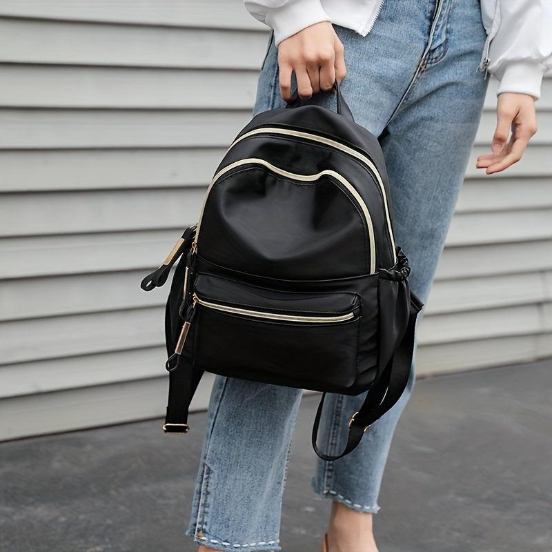 PU Leather Backpack Large Capacity Casual Bag for Daily Use