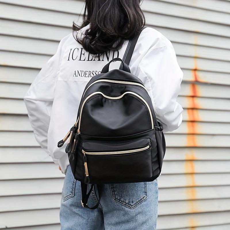 PU Leather Backpack Large Capacity Casual Bag for Daily Use