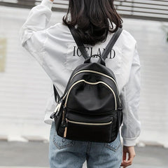 PU Leather Backpack Large Capacity Casual Bag for Daily Use